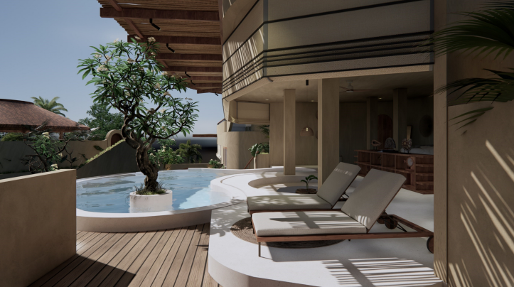 vayana 1.8 sunbed area